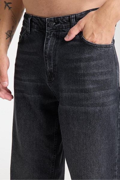Store 100% Cotton, High Waist, Wide Leg, Grinding Men's Jeans