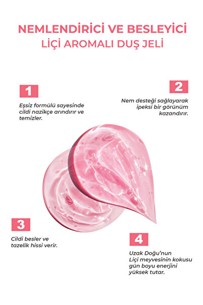 THE BATH FACTORY Nemlendirici Ve Besleyici Liçi Aromalı Duş Jeli 400 ml