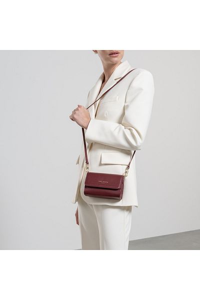 Isabel Bernard Femme Forte Umhängetasche Rot