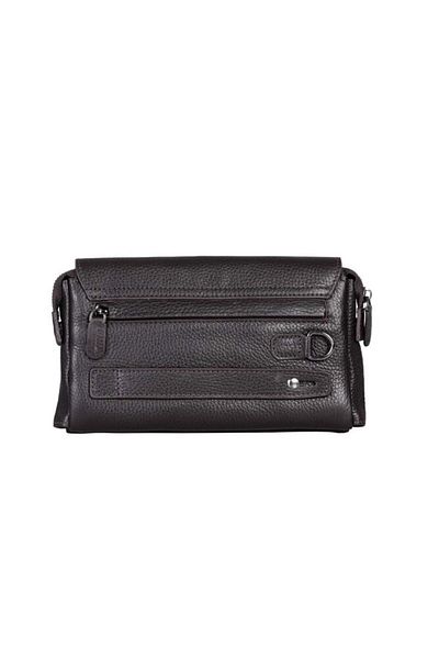 GUARD Brown Patch Leather Handbag - Gdr240820Wt1702