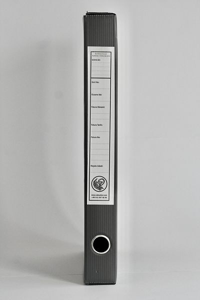 ÇABUKLAR Pharmacy Sgk - Grey Standard Size Prescription Box (29X4,5X40 cm)