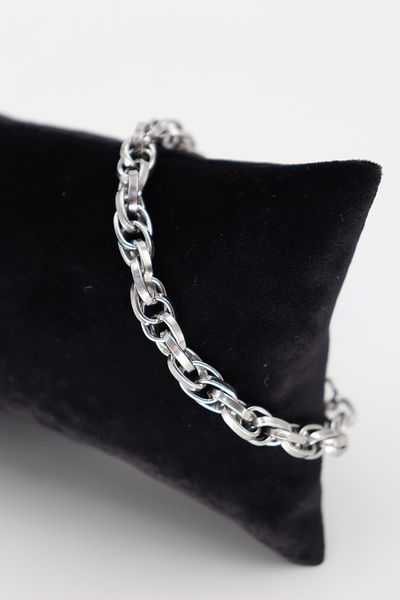 TUM TUM Steel Stainless Elevator Chain Bracelet, Stainless Unisex Chain Steel Bracelet