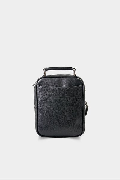 GUARD Genuine Leather Large Size Black Handbag - Grd2412W331