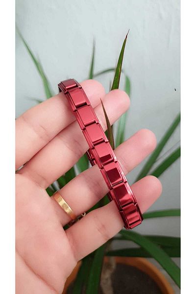 Feride Italian Charm Steel Bracelet