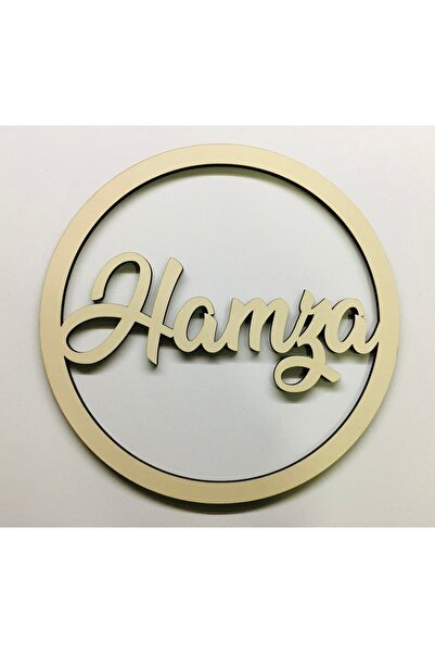 estölye Kapı Süsü Isimli Kasnak,makrome Çember,makrome Isimlik 30x30 Cm