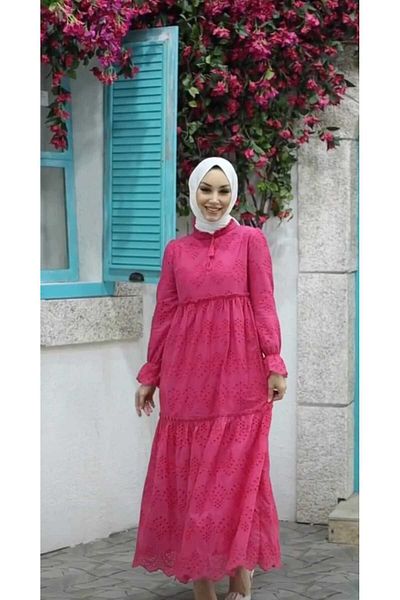 SERAH BUTİK Cotton Fisto Dress