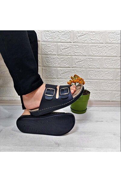 moda ayakkabım Fashion Shoes 254 Apella Men's Slippers