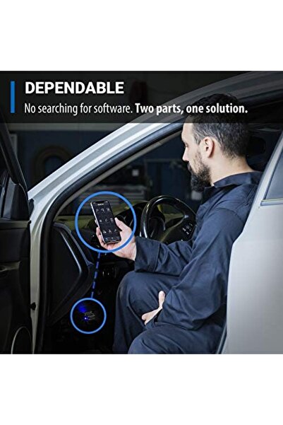 Generic BlueDriver Bluetooth Pro OBDII Scan Tool for iPhone & Android - No Subscription Fee