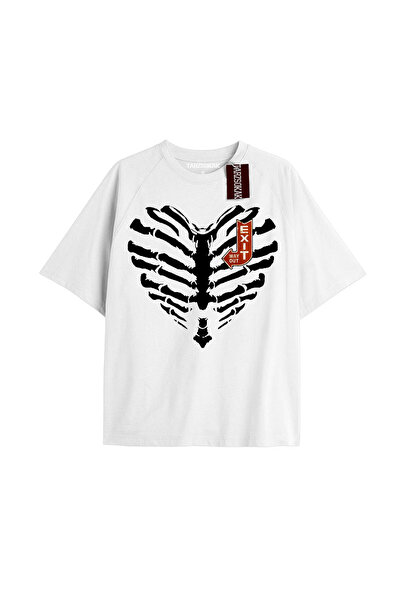 Adrift Tricou unisex bărbați/femei Heart Rib Negru Cod 77