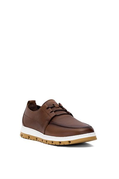 Voyager Ανδρικά παπούτσια casual από γνήσιο δέρμα Y6780 Tan