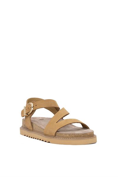 Mammamia Sandale de damă din piele naturală - D25YS-5240 Camel