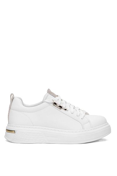 Ayakkabı Fuarı Pantofi casual pentru femei White Elite PM54 K11C