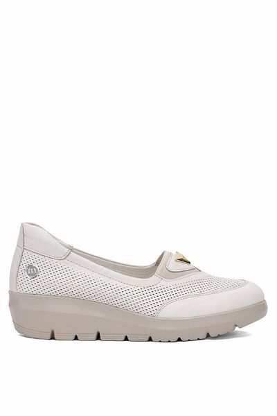 Mammamia Pantofi de damă din piele naturală D25YA-7450 crem
