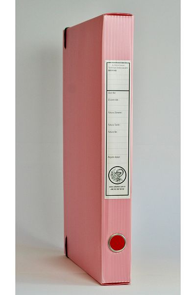 ÇABUKLAR Pink Pharmacy Sgk Prescription Box - Standard Size (29X4,5X40 cm)