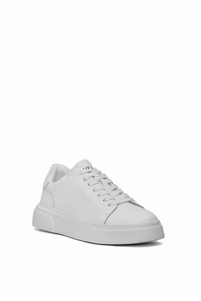 Lufian 112230280   Tommy Men's Genuine Leather Classic Sneaker White