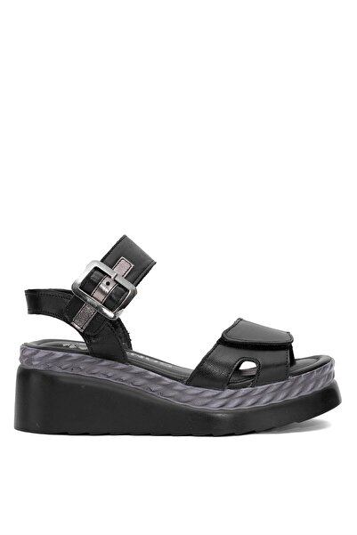 Venüs Γυναικεία Μαύρα Σανδάλια Creek Σανδάλια με τακούνι