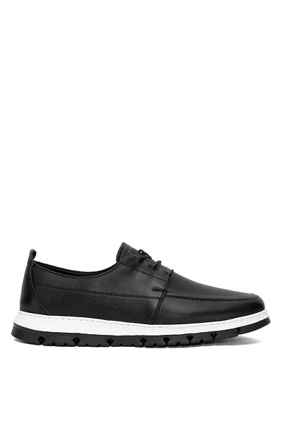 Voyager Pantofi casual pentru bărbați - Y6780 negru amestecat cu împodobiri semilună