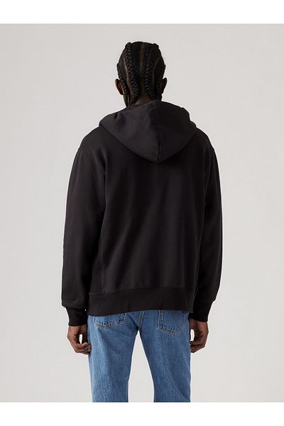 Levi's Автентичен черен суитшърт с цип