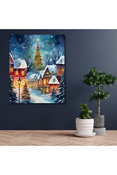 LİLYHOBBYLAND Sayılarla Boyama Renkli Baskılı Hobi Seti (Çerçeveli) 80x100 cm...