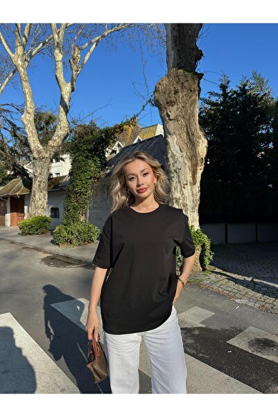 mylove Premium Basic Tshirt Siyah