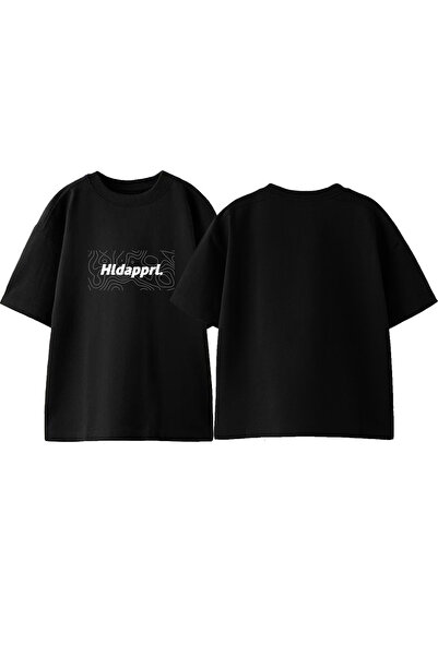 Anetos Μπλουζάκι Hldapprl Design Back με τύπωμα Cotton White oversized