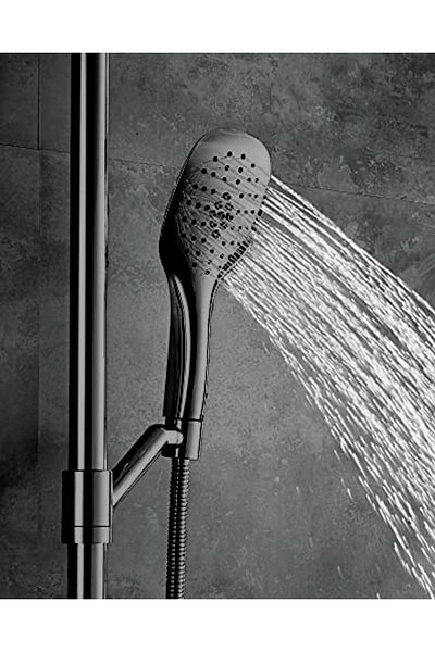 HESANIT Elite Shower Column System With Hander Shower & Diverter Matt Black