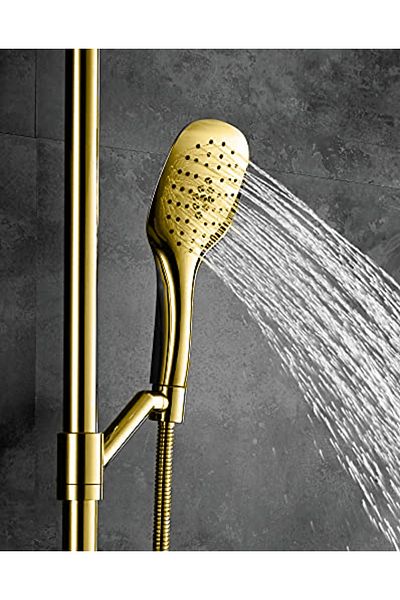 HESANIT Elite Shower Column System With Hander Shower & Diverter Gold