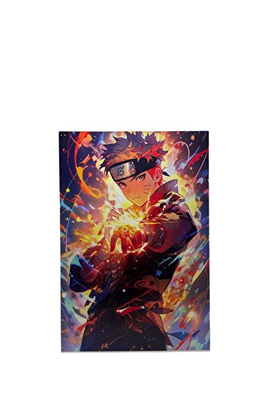 Uzumaki Naruto Ahşap Üzeri Kaliteli Parlak Baskı