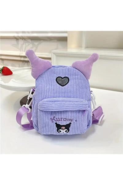 bundle island Geantă de umăr mică din catifea cu figurină Kuromi (17cm * 13cm...