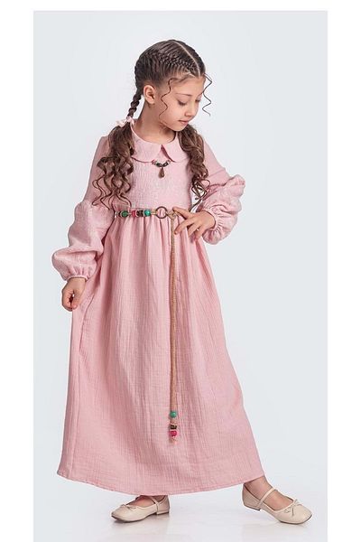 s.t. sebat tekstil Φόρεμα Hijab Girl's Muslin Fabric Sb705