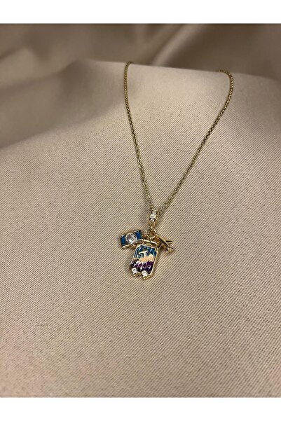 MODA seyahat kolyesi charmlı