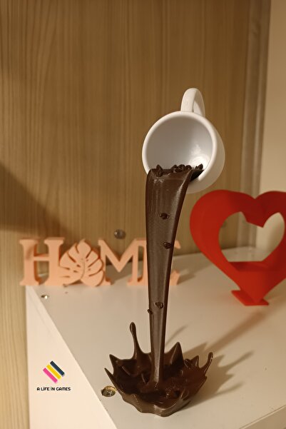 a life in games 21Cm Kahve Çekirdekli Dökülen Dekor Biblo – Süs Coffee Köşesi...