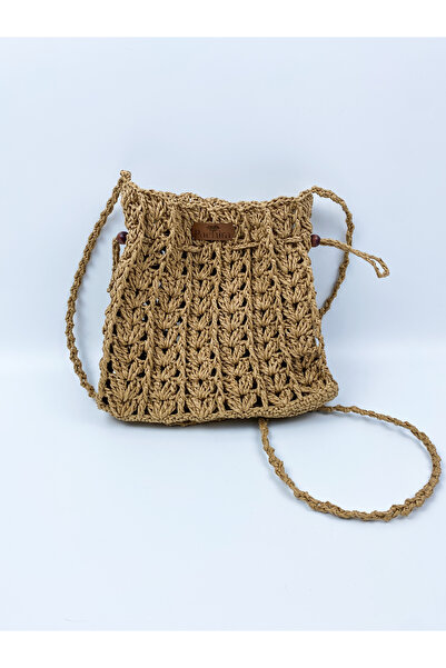 PACHİRA Kağıt İp kol çantası+Telefon Çantası