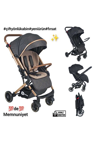 4KİDS Çift Yönlü Kabin Boy Bebek Arabası Kabin Tipi Bebek Arabası New Creatio...