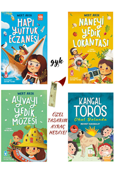 Timaş Çocuk 2.-3.-4. Sınıflar İçin Mert Arık Kitapları 4 Kitap Set (AYRAÇ HED...