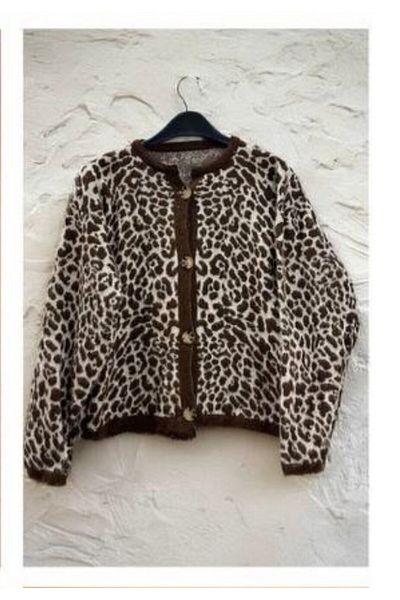 Elinmoda Leopard Cardigan