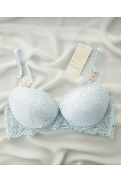 Belvü Ecru Color - Πολυτελές σουτιέν με δαντέλα και Underwire Full Padding Laced