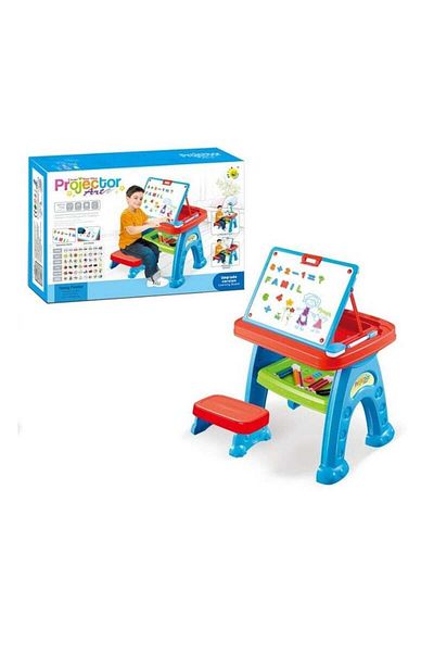 FULLJOY 4-in-1 coloring table, projector, and whiteboard
