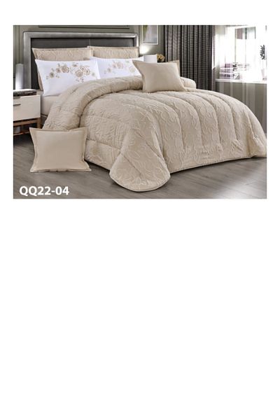 Gerenic Double bed sheet, luxury quilt set, 8 pieces, size 230 x 250 cm