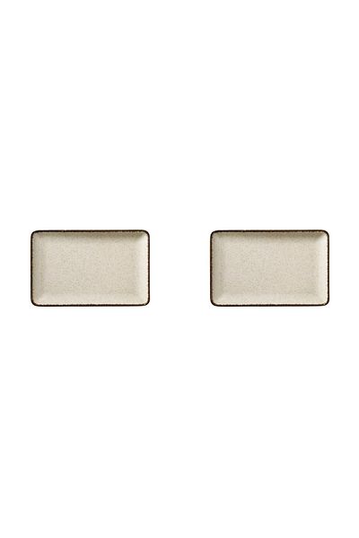 Kütahya Porselen Moderna Flat Plate Cinnamon 2 Pieces 18X13Cm Tan18X13Dus2730P02