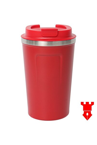 KALE PROMOSYON 380 ml Glass Thermos Double Layer Sus-304 Stainless Steel Vacu...