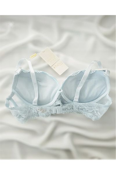 Belvü Ecru Color - Πολυτελές σουτιέν με δαντέλα και Underwire Full Padding Laced