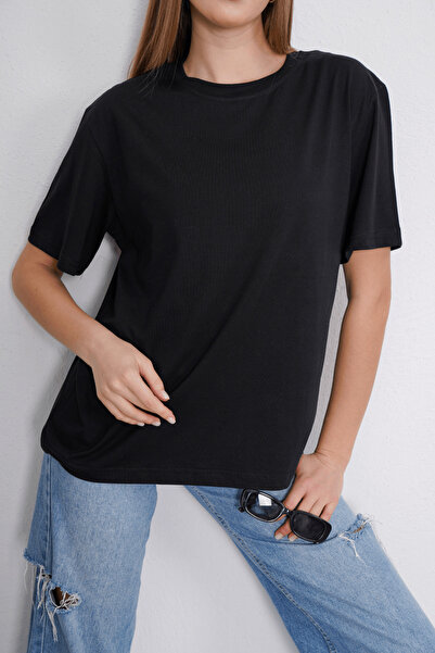 Paw Garage Ženska Dolly Pamučni džersej T-shirt majica širokog kroja