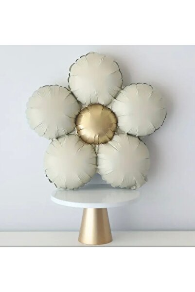 Kukuletaparty Vintage Bej Papatya Folyo Balon - 50*43cm