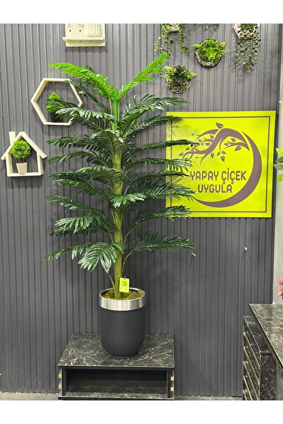 İremÇiçekçilik Yapay Çiçek Uygula 160 Cm Areka Yapay Ağaç Yapay Agac Salon Bi...