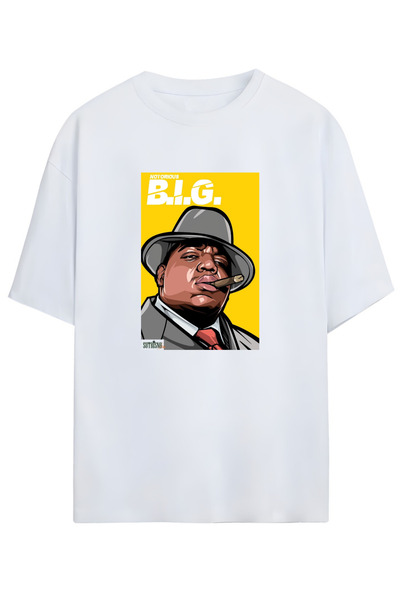 PERISENSE Oversize Combed Cotton T-Shirt 100% Cotton – Unisex Printed Streetw...