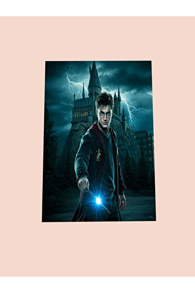 Harry Poter Ahşap üzeri Canlı Parlak Baskı