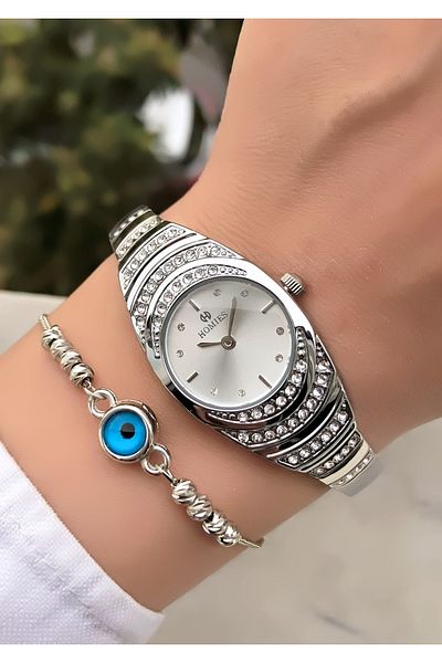 Homies Original Invoice Waterproof Women's Wrist Watch with Bracelet Gift