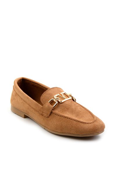 Bambi Tan Women's Loafer Shoes K 01503727102