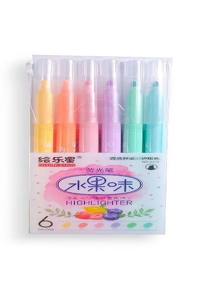 Maxx Hui̇lexi̇ng Highlighter Pastel 6 Colors Package